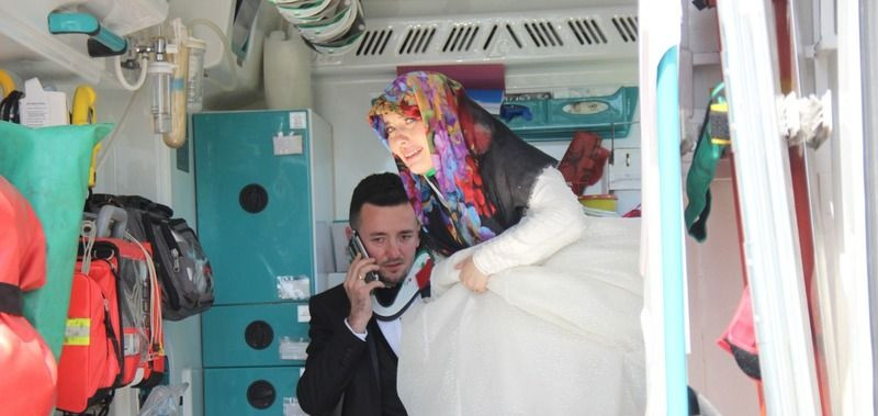 Düğün öncesi fotoğraf çekimine giden gelinle damat kabusu yaşadı!