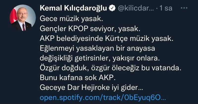 Ellibeş’ten Kılıçdaroğlu’na Öcalan posterli Aynur Doğan cevabı