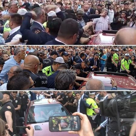 Türkkan izdihamı sevgi gösterisi sanmış!