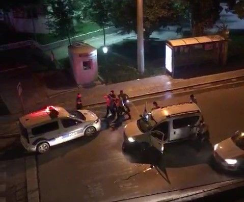 Bekçilere ateş açıp kaçmaya çalıştılar!
