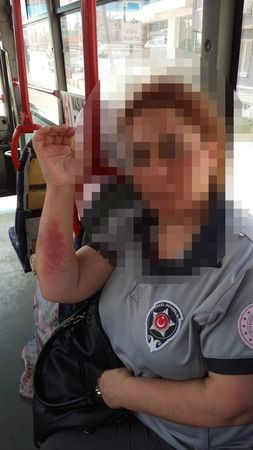 AKP’li meclis üyesinin eşi kadın personeli darp etti!