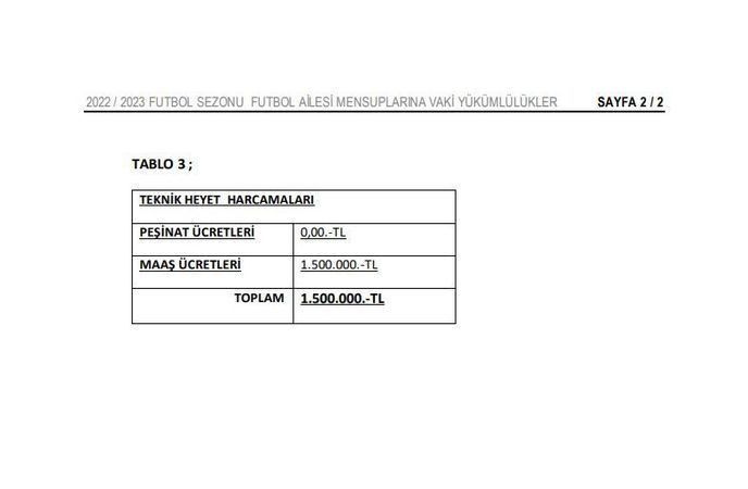 İşte Kocaelispor’un mali tablosu!
