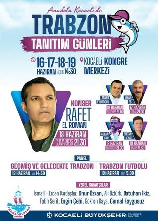 Kocaeli'de, Trabzon Tanıtım Günleri başlıyor! Eren’e mektup, konserler, paneller ve Trabzonspor…