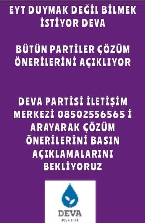 EYT’den şimdi de DEVA hamlesi: EYT, DEVA’sını bilmek istiyor