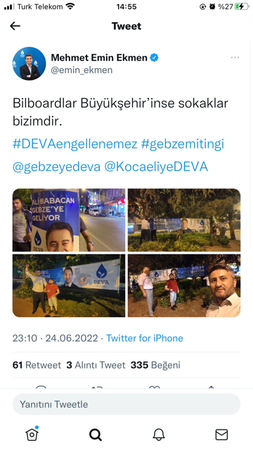 Billboard kiralanmayan DEVA bakın ne yaptı!