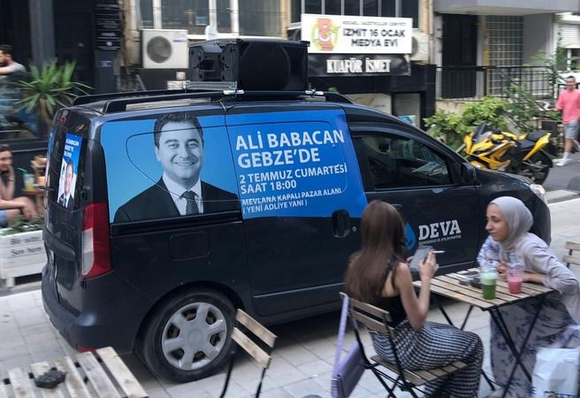 DEVA Partililer ANONS ARACI GEZDİRMEYE BAŞLADI