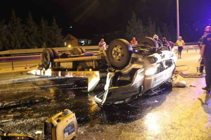 Kocaeli'de feci kaza: 1 kişi öldü, 2 kişi yaralandı