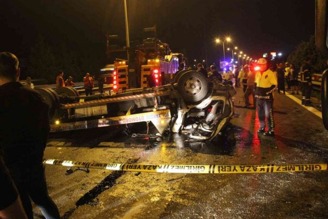Kocaeli'de feci kaza: 1 kişi öldü, 2 kişi yaralandı