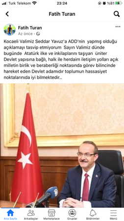 MHP’li eski yöneticiler Vali’yi böyle savundu!