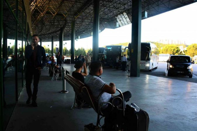 Bayram öncesi otobüsler tam kapasite doldu