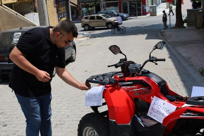 Bozuk çıkan ATV'sine bakın neler yazdı