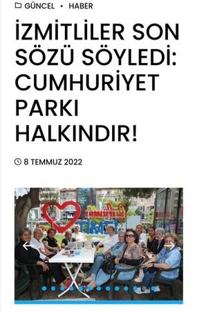 Cumhuriyet Parkı’nda CHP ÜYELERİNE TİYATRO OYNATMIŞLAR!