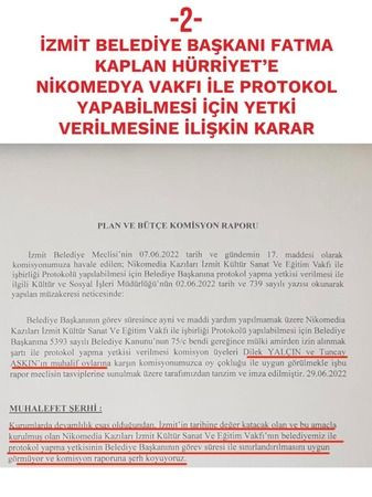 Tutuş’tan Güney’e belgeli destek