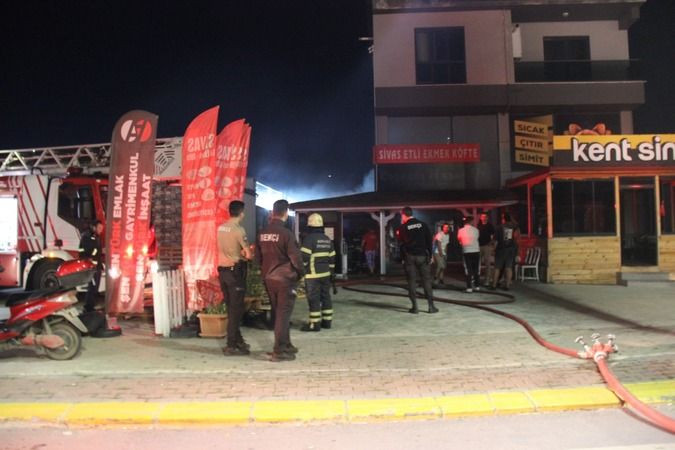 İş yeri fırını ALEVLERE TESLİM OLDU