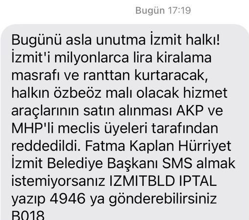 Hürriyet SMS’le TARİHE NOT DÜŞTÜ!