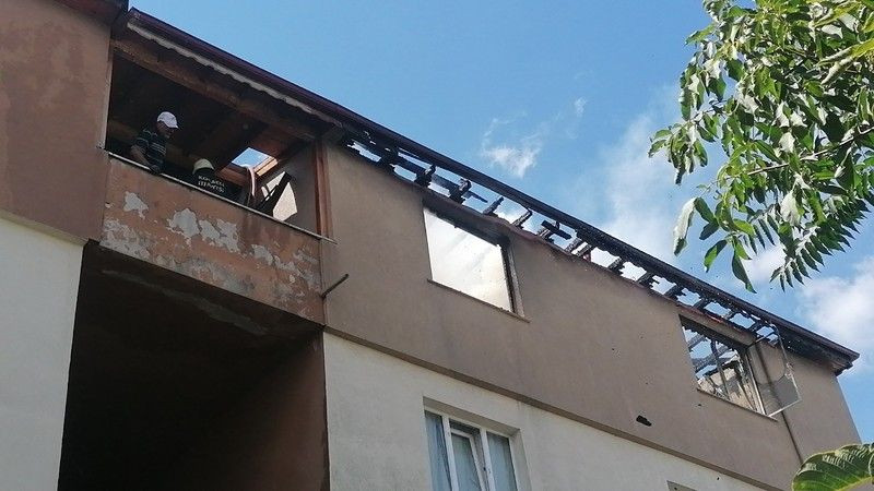 Kocaeli’de korkutan yangın: Bina anında tahliye edildi