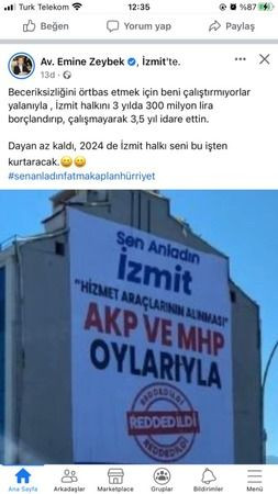 "Sen anladın Hürriyet!"