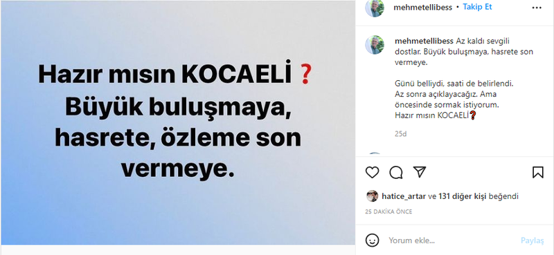 Ellibeş’ten Erdoğan paylaşımı: Hazır mısınız? Az sonra açıklayacağız!
