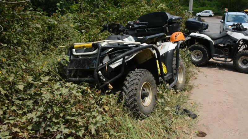 ATV takla attı: 1 yaralı