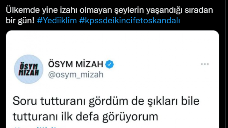 KPSS'de kopya skandalı! Milyonlarca öğrenci yetkililerden cevap bekliyor