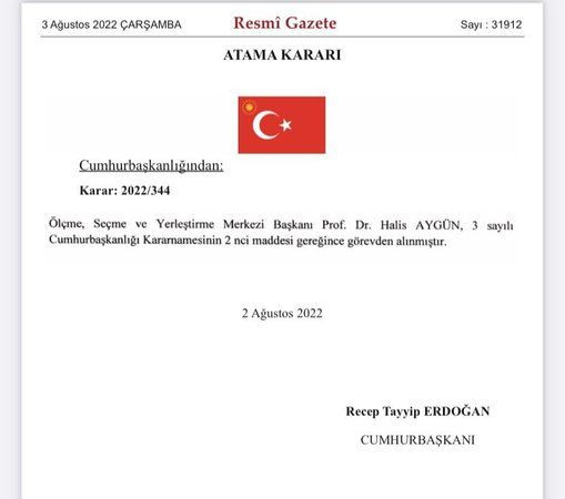 KPSS iddiaları sonrası ÖSYM BAŞKANI GÖREVDEN ALINDI! KOÜ'de dekandı