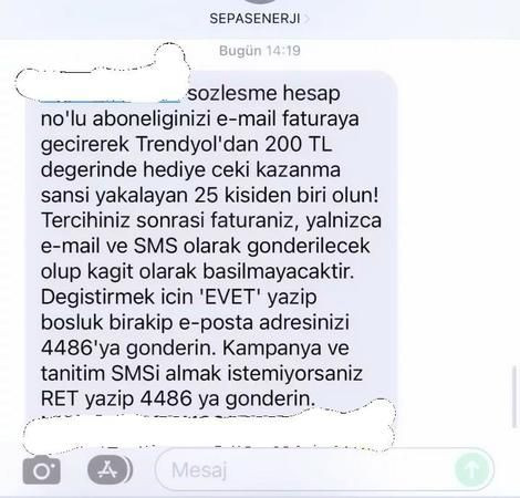 SEPAŞ hediye çeki dağıtıyor!