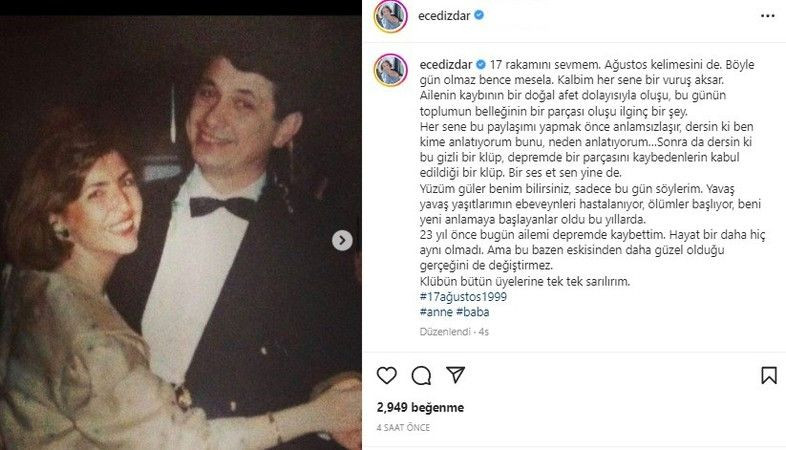 Ece Dizdar: “kalbim her sene bir vuruş aksar”