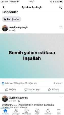 “Semih Yalçın istifa” demişti GÖREVİ BIRAKTI