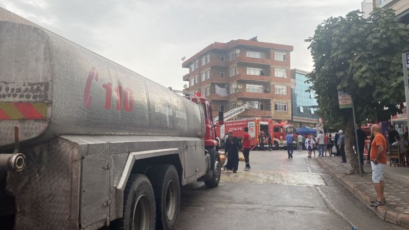 Gebze'de korkutan yangın!