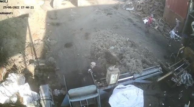 işte tel fabrikasındaki dehşet görüntüler!