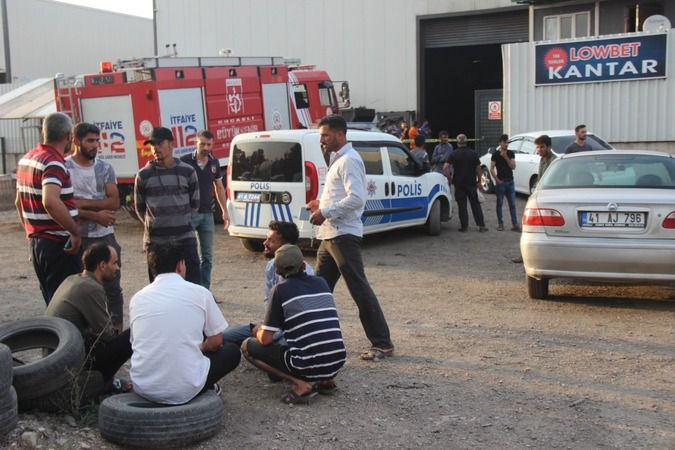 işte tel fabrikasındaki dehşet görüntüler!