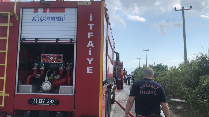 İzmit'te yangın!