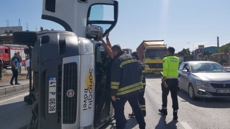 Tankerle servis çarpıştı!