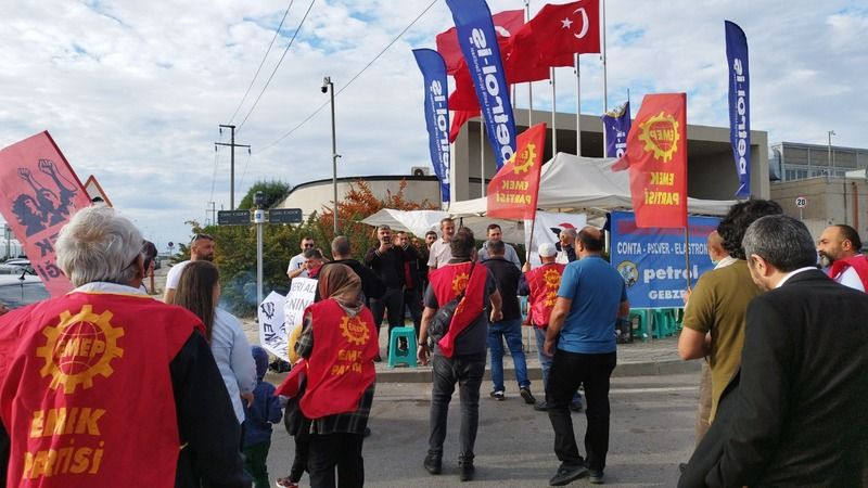 EMEP işçilere böyle destek verdi!