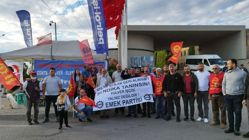 EMEP işçilere böyle destek verdi!