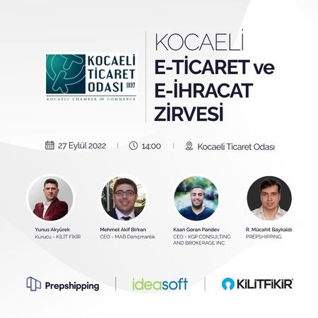 E-TİCARET VE E-İHRACAT ZİRVESİ 27 EYLÜL'DE GERÇEKLEŞECEK!