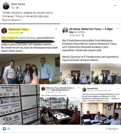 Çetin Sarıca paylaştı, Tutuş’tan teşekkür geldi!