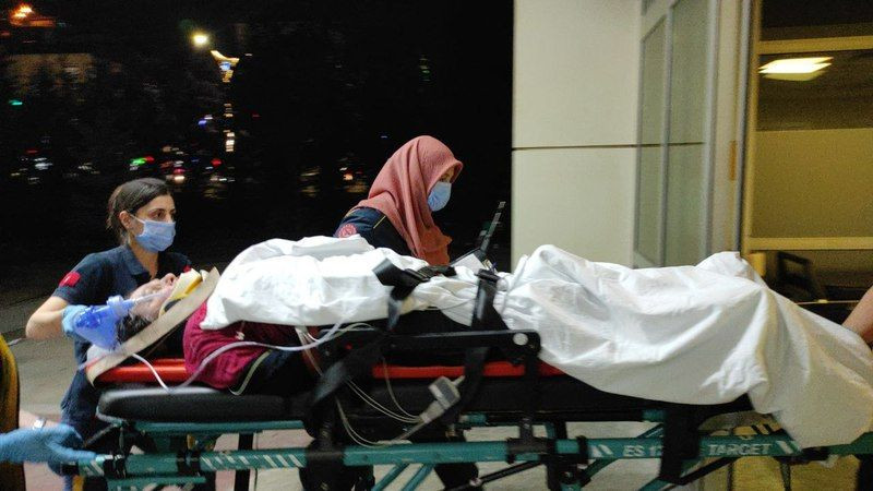 Freni tutmayan otomobil defalarca takla attı!