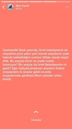Bu araçlar da İzmit Belediyesi’ne mi geldi?