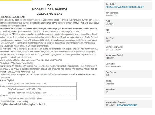 Kocaelili vatandaşın icralık evleri bakın kaça gidiyor!