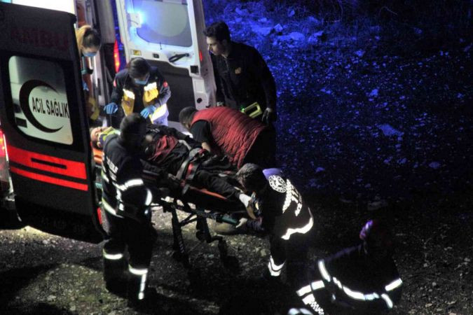 İzmit'te dengesini kaybeden şahıs, uçurumdan düştü