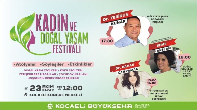 Büyükşehir'den Kadın ve Doğal Yaşam Festivali