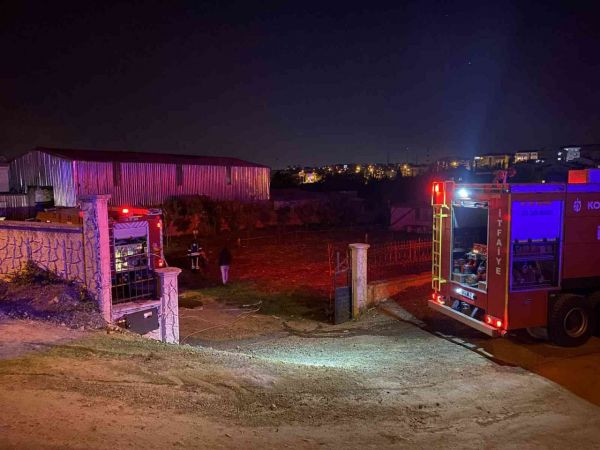 Kocaeli’de fabrika yangını