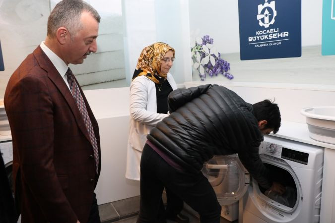 Büyükşehir'den üniversite öğrencilerine Çamaşırhane!