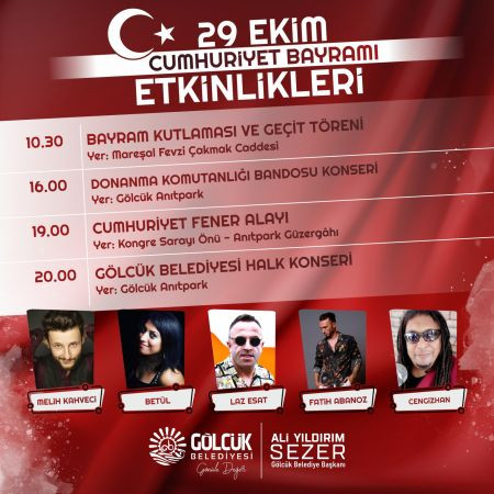 Cumhuriyetin ilanının 99.yılı coşku ile kutlanacak
