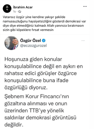 AKP’li başkan Özgür Özel’e “köpek” dedi