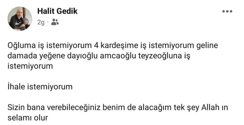 Bir AKP’li daha teşkilata bayrak açtı “Hep mi gidenler suçlu?”