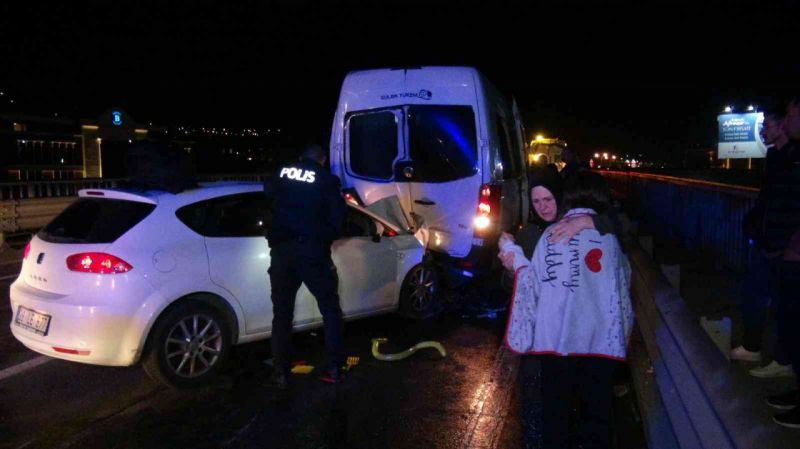 İzmit'te düğün dönüşü kaza: 2’si çocuk çok sayıda yaralı var