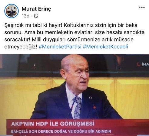 Bahçeli’nin 'HDP' çıkışı sonrası, Kocaeli siyaseti kaynadı