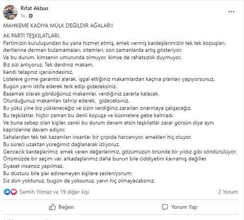 AKP’de kazan kaynıyor! “Siz dün yoktunuz, yarın hiç olmayacaksınız”